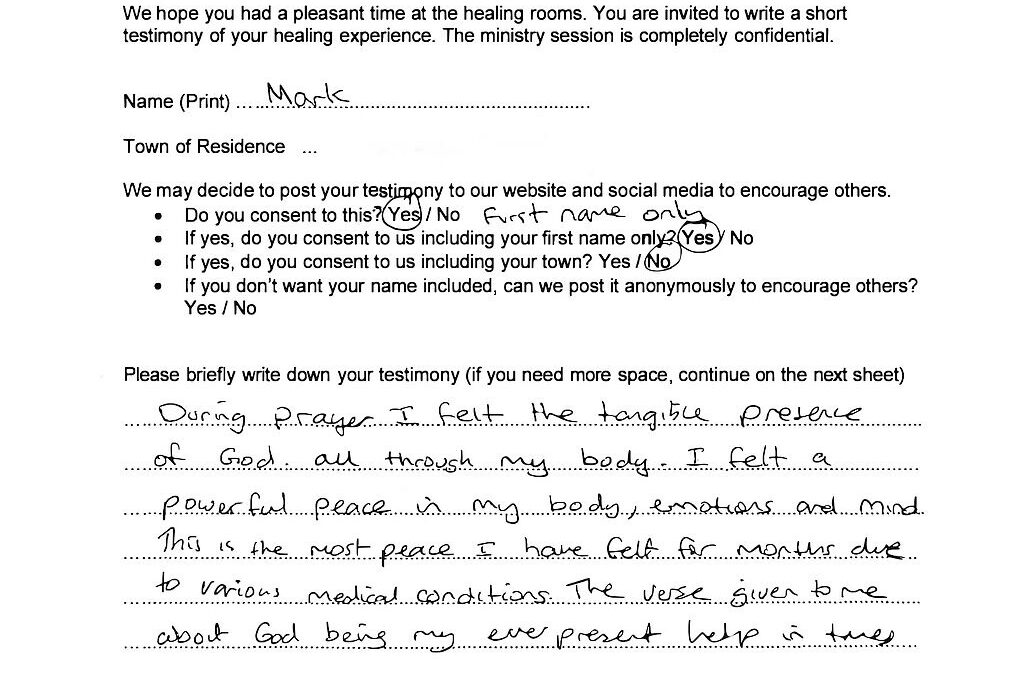Testimony - Mark