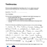 Testimony - Sarah