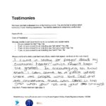 Testimonial - Anon