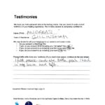 Testimony - Andreas