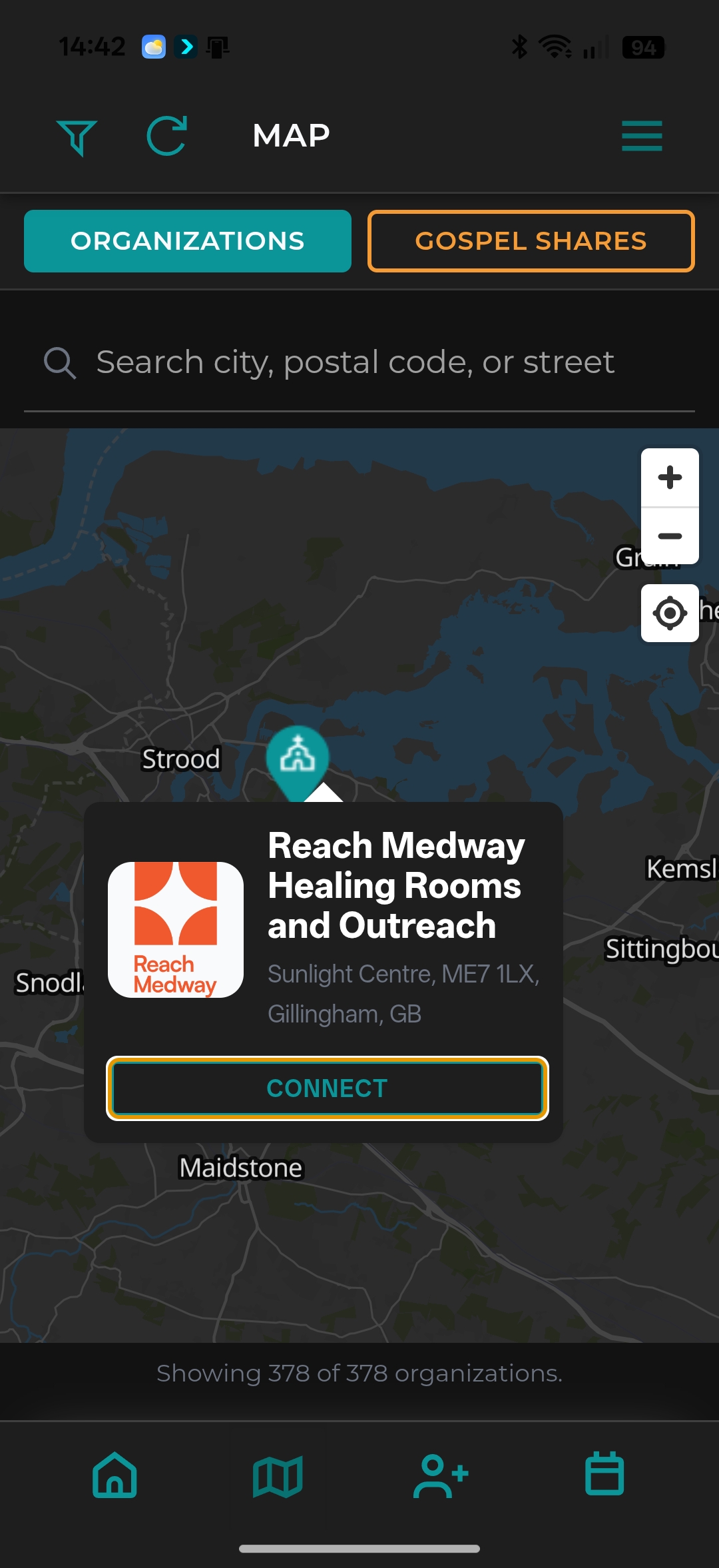 Reach Medway on City Impact App